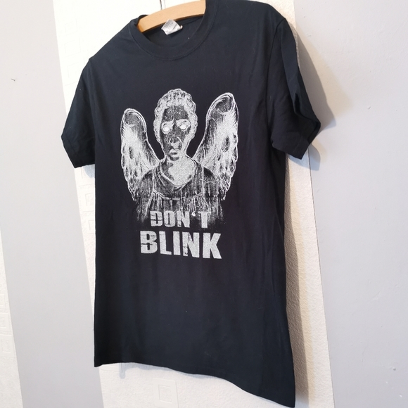 Dr Who Weeping Angel Don't Blink T-shirt Size Men's Small - Picture 3 of 7